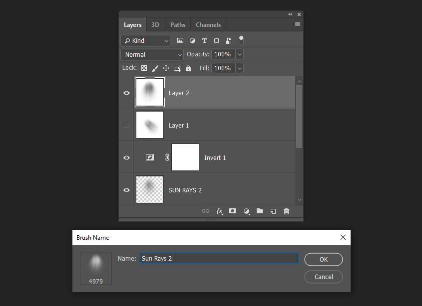 creating the second brush preset